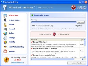 WireShark Antivirus