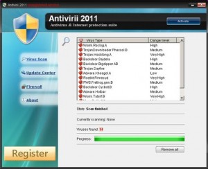 Antivirii 2011 GUI
