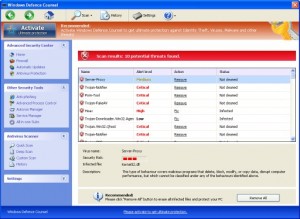 Windows Defence Counsel GUI