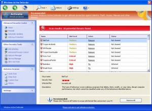 Windows Active Defender GUI
