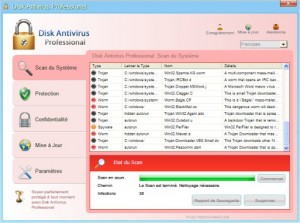 Disk Antivirus Professional GUI